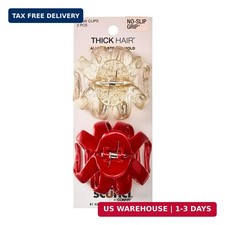 Scunci by Conair jaw claw clip set - hair accessories for women - claw clips for