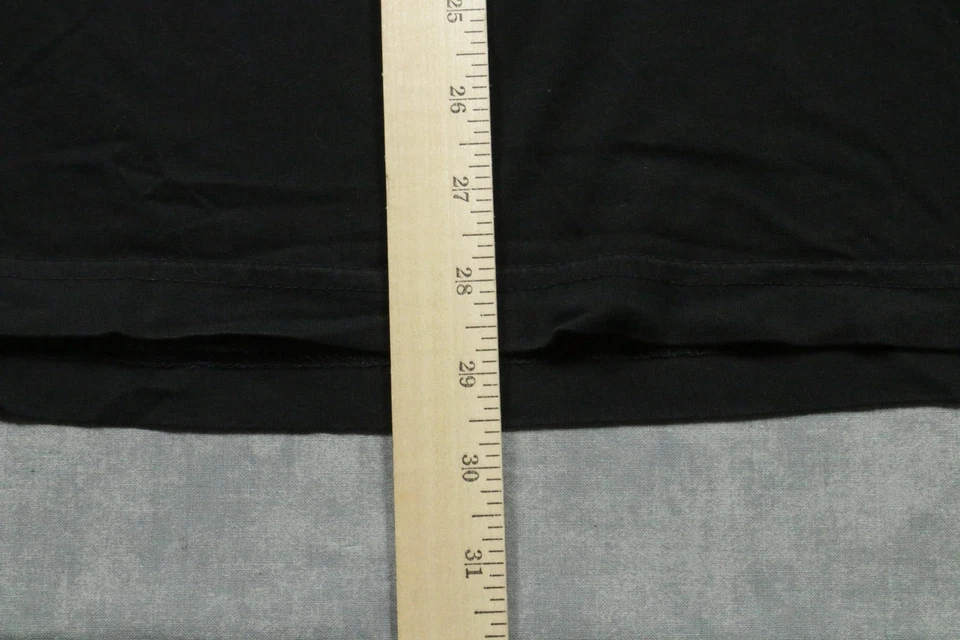 Hurley 衬衫男式 2XL 黑色标志图形条纹棉质 T 恤冲浪休闲 — 第 4/4 张图片