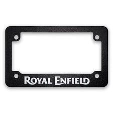 For Royal Enfield Motorcycles Textured License Plate Frame (ALL MODELS & YEARS)
