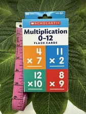 Multiplication 0-12 Flash Cards By Scholastic. Used Good. Ships Free.