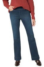Belle by Kim Gravel TripleLuxe Denim Boot Cut Jean Cerulean