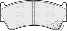 APEC PAD880 Brake Pad Set For Disc Brake Front Akebono System Fits Nissan Almera