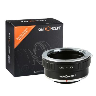 K&F Concept Adapter Leica R Objektiv auf Fuji X Mount Kamera, L/R-FX