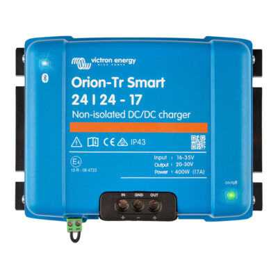 Victron Orion-TR Smart 24/24-17A 17A (400W) Non-Isolated DC-DC Charger or Power