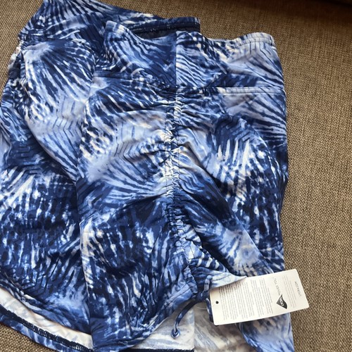 Lands End 18W Swim Skirt Tye-dye control Deep Sea Navy Womens Swimsuit Bottom - Picture 5 of 13