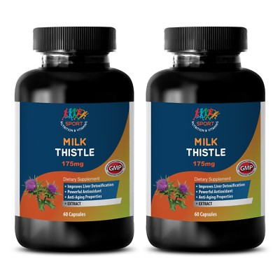 Strong Immune System - MILK THISTLE - Boosts Function - Seed Extract - 2B 120Ct