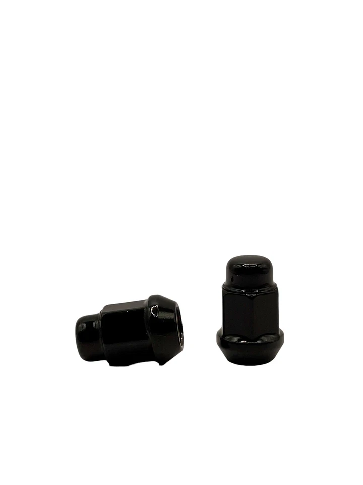 20 Black Acorn Lug Nuts M12x1.5 Bulge Closed End 3/4” Hex fits Buick Park Avenue - Image 4 of 4