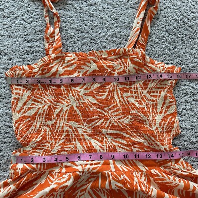 sincerely jules orange dress Sincerely Jules Orange Dress. Size M. So hard to