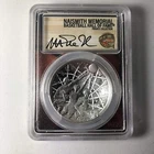 Magic Johnson Signed Silver Commemorative Coin Basketball Hall of Fame RARE