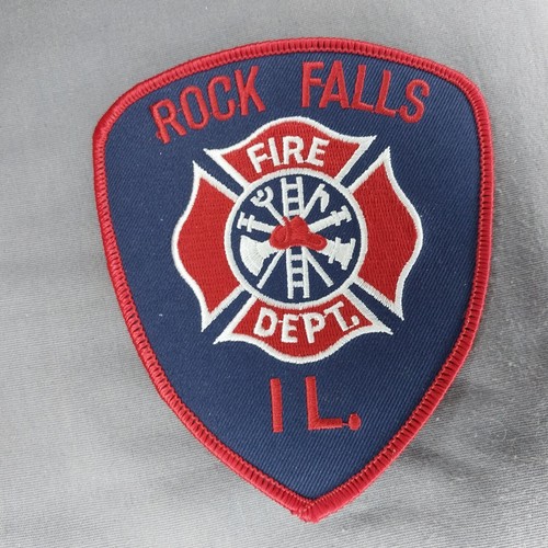 Rock Falls IL Illinois Fire Dept 5" Patch | eBay