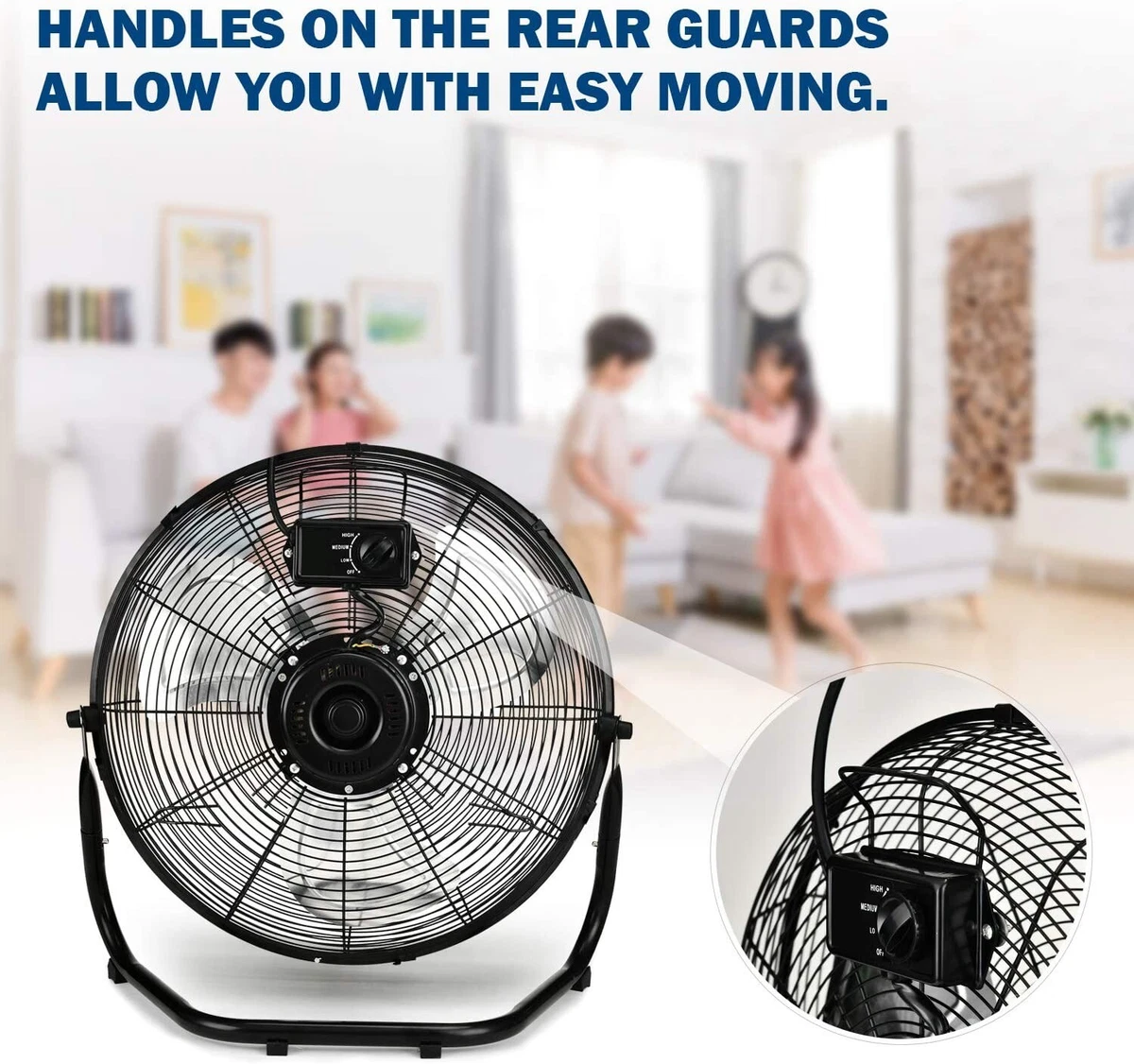 Portable metal fan sale