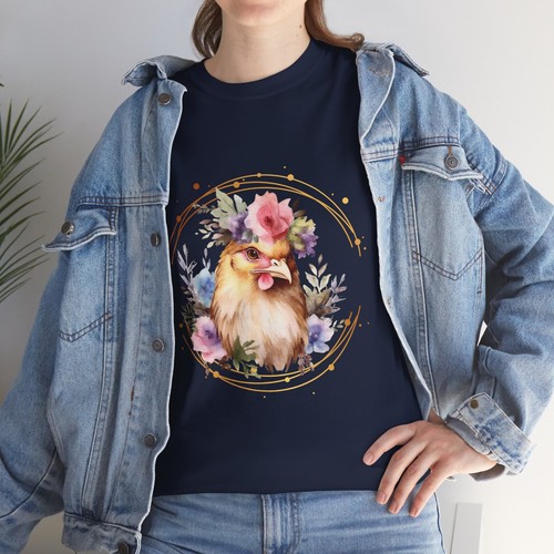 Spring Chicken Floral Boho Women's T-Shirt, Cute Shirt, Animal Lover Gift - Afbeelding 42 van 57