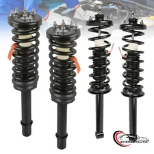 Front+Rear Complete Shock Struts w/Coil For 2003-07 Honda Accord EX LX Part 4X