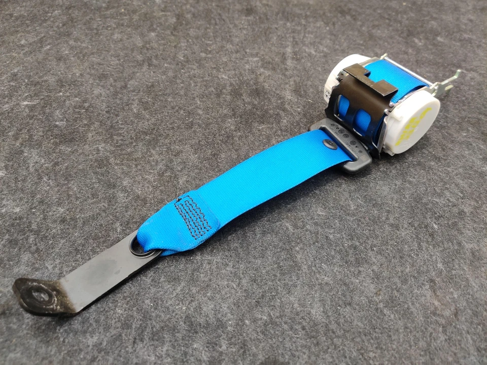 Cinturón de seguridad trasero izquierdo o derecho retractor azul S4FGA 72117348565 OEM BMW i8 2014-19 Foto 2 de 4