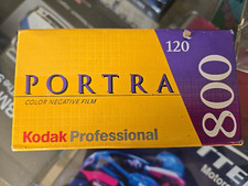 Unopened Box 5 Rolls Vintage Kodak Portra 800 120 Medium Format Film Exp 2003