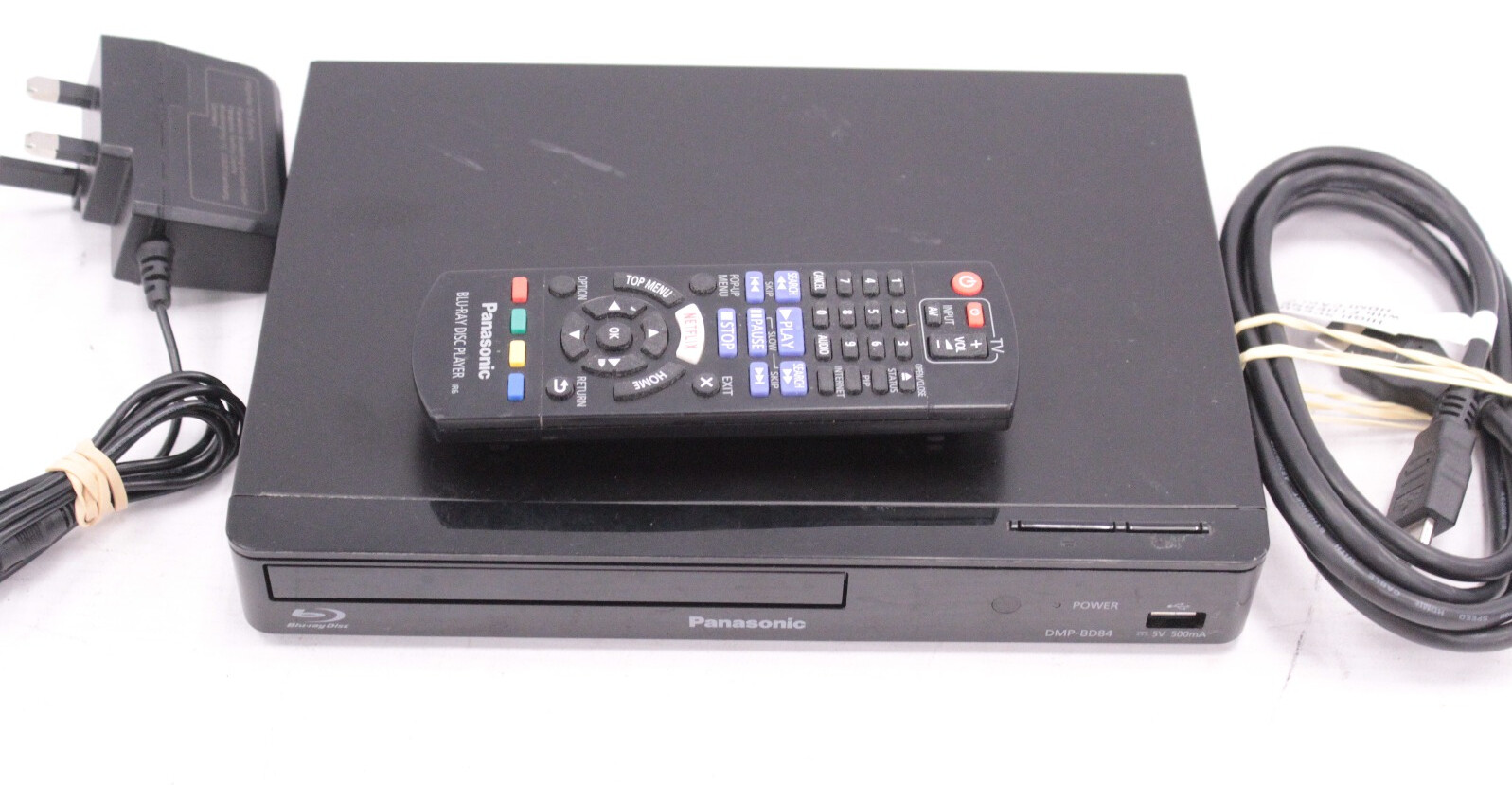 PANASONIC DMPBD84 BluRay Disc Player W/ Remote Control C81 eBay