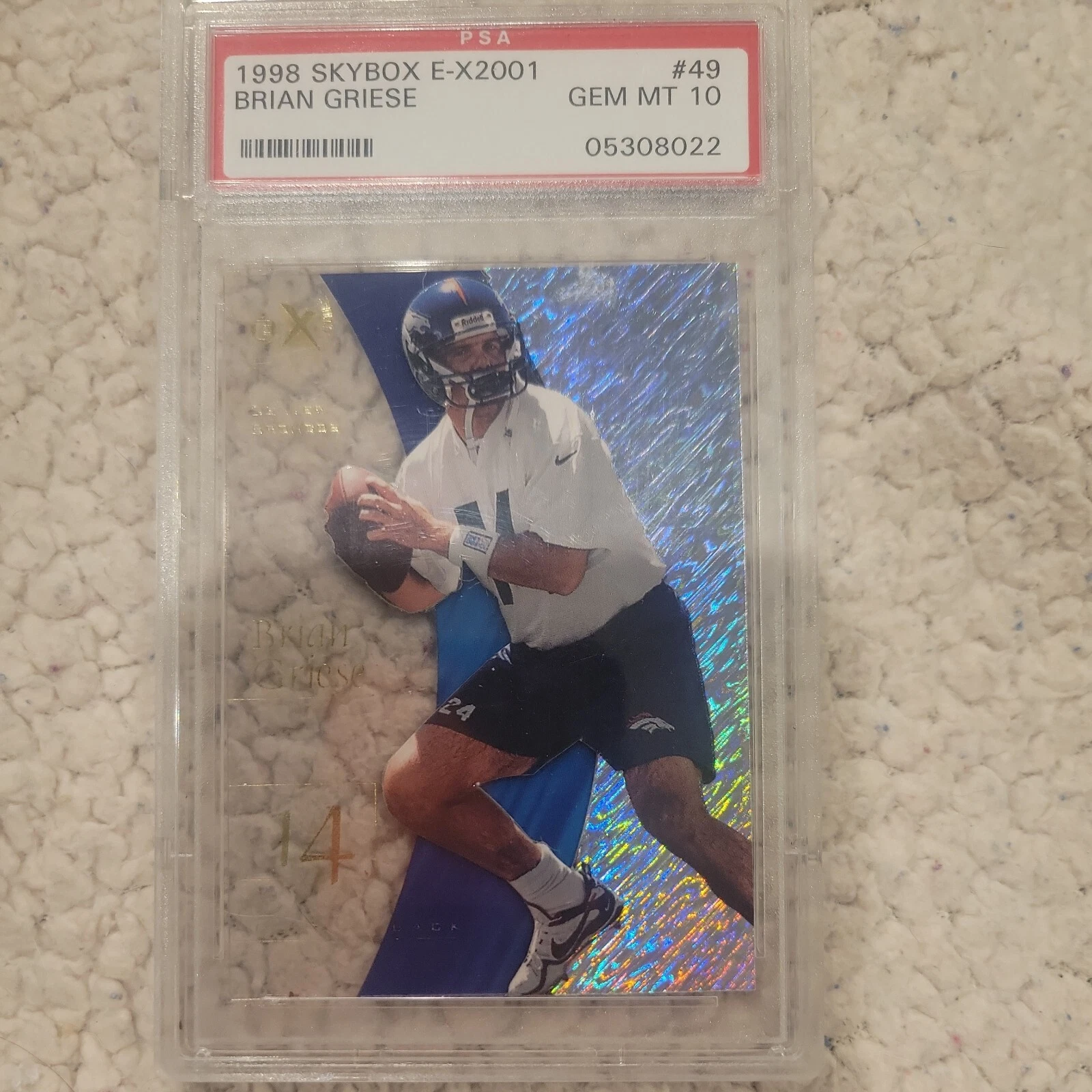 Brian Griese Skybox E-X2001 #49 Base