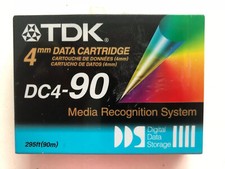 TDK 4mm DC4-90 Data Storage Cartridg Media Recognition System DC4-90RBX NEW