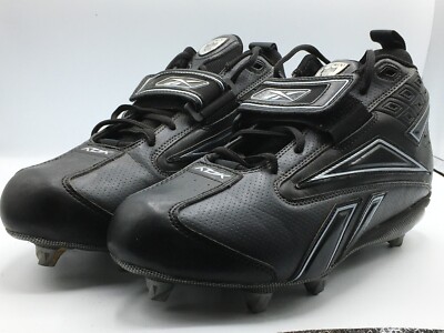 Reebok Original NFL Equipment Metal Cleats Mens Black Laces
