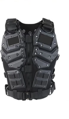 ACTIONUNION Tactical Vest for Men Airsoft Vest Youth Adjustable Molle Vest Fit Adult