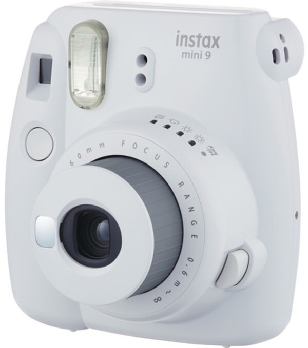 Fuji film Instax Mini Instant Camera in Smokey White (UK Stock