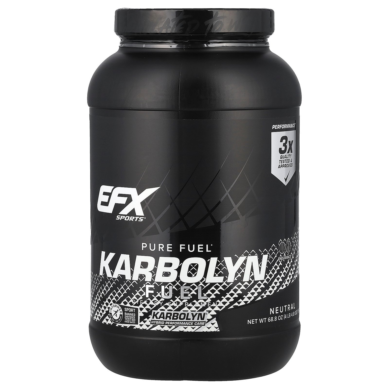 EFX Sports Karbolyn Fuel Neutral 68 8 унций 1950 г без глютена Informed Sport 9590₽