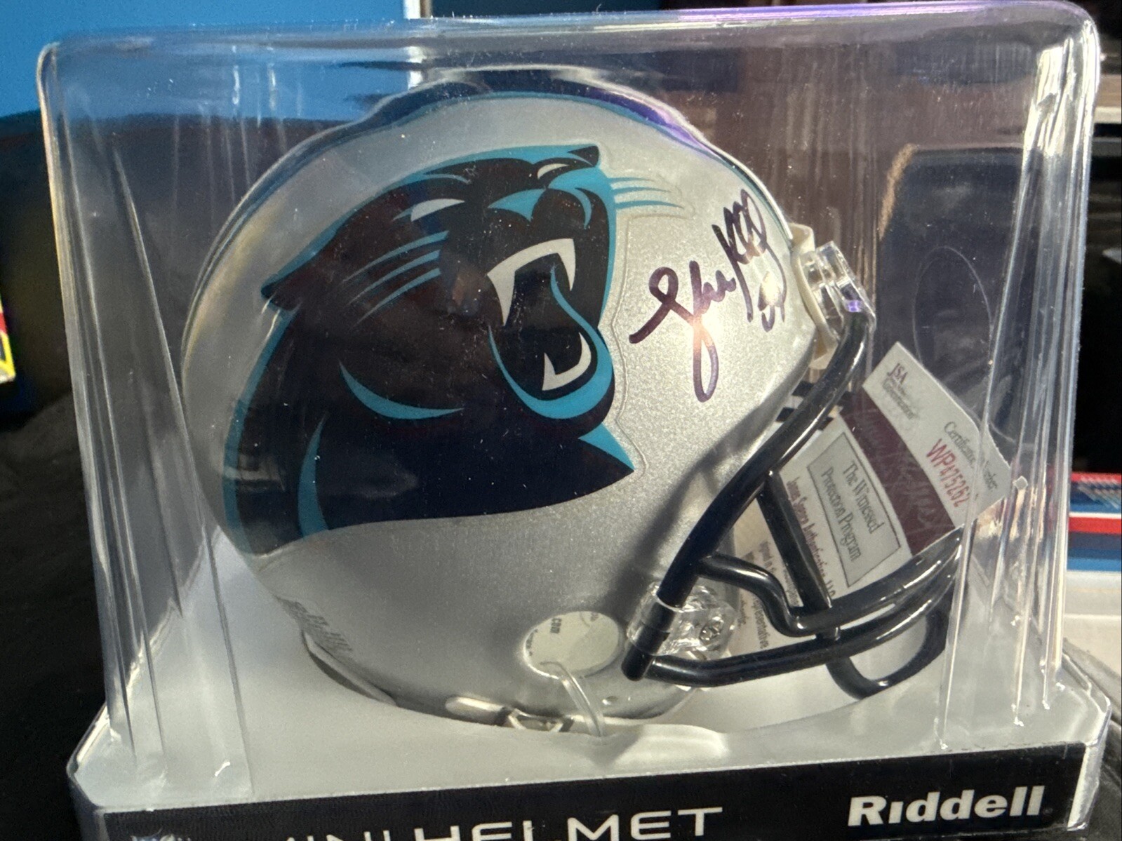 Luke Kuechly Autographed Signed Carolina Panthers Mini helmet with jSA Authentication 