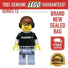 Lego Minifig Series 12 - Video Game Guy - New Sealed Bag - Free Shipping