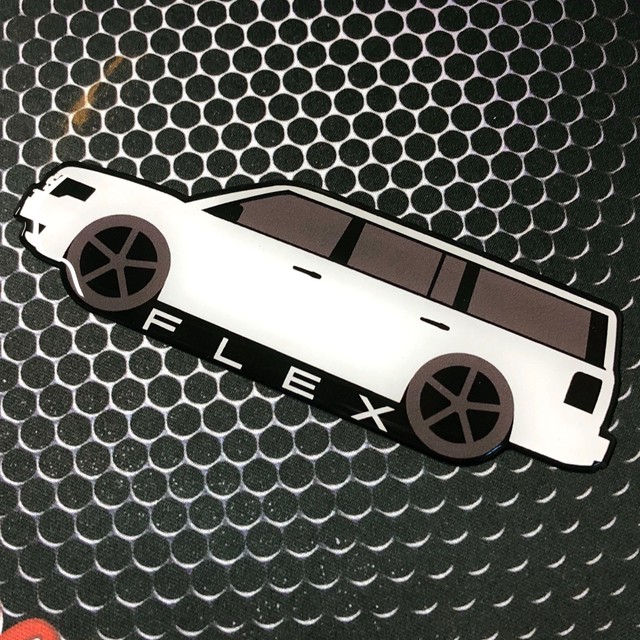 Ford Flex Sticker Proud Domed Decal Emblem Car Sticker 3D 5.13"x1.75" EcoBeast eBay