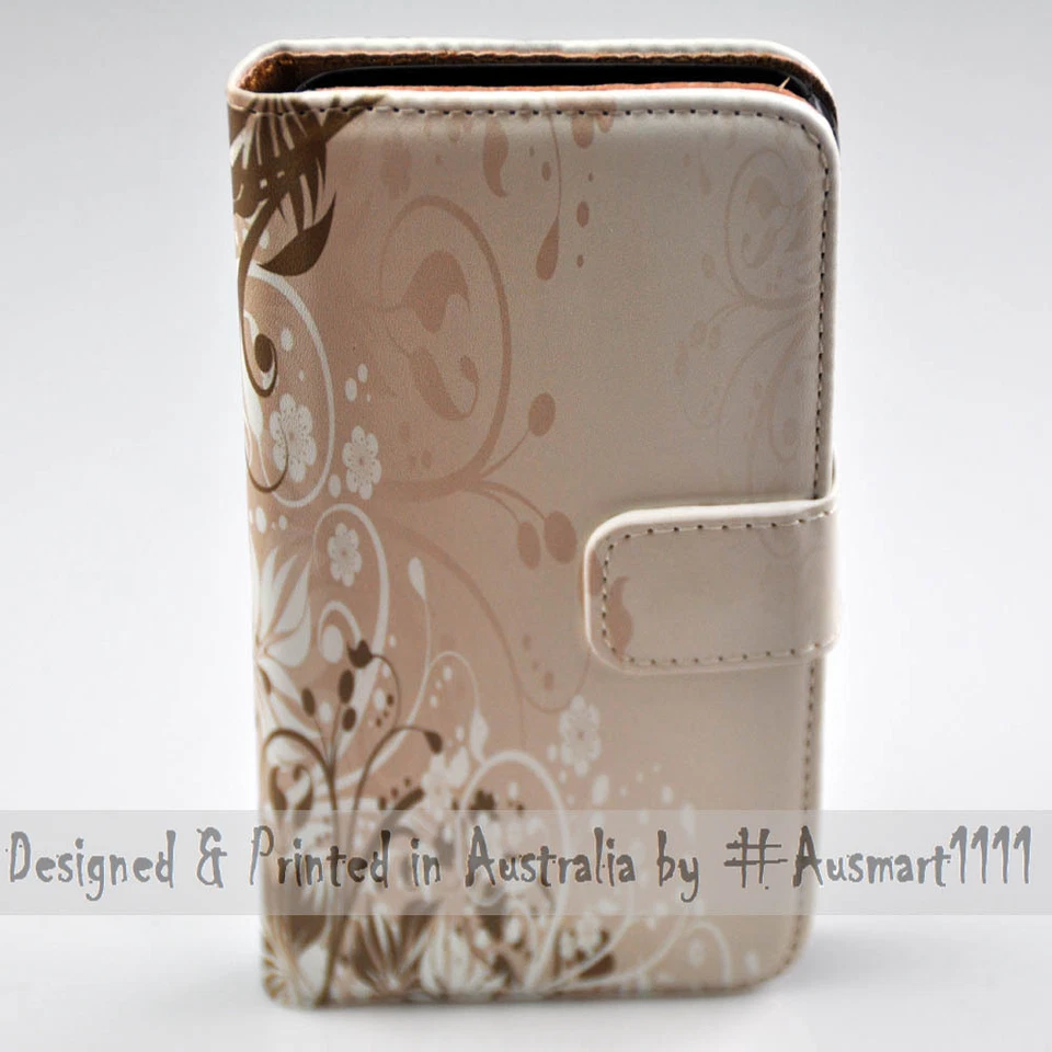 For HTC Series Mobile Phone Chaotic Floral Print Wallet Mobile Phone Case Cover - Image 2 of 3