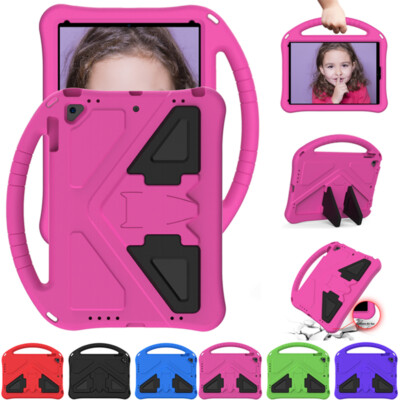 For iPad 5/6/7/9/10/11th Mini Air Pro 11 Kid Shockproof Handle Stand Case Cover/
