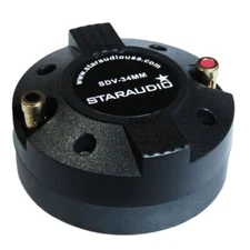 1.35" 2000W 34MM PA Speaker Driver Horn Tweeter Compression Titanium Screw-On