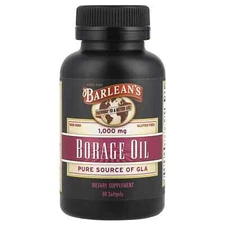 Barlean s Borage Oil 60 Softgels Gluten-Free
