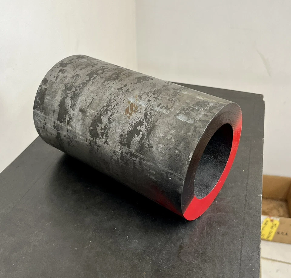 Tubo de acero 4140 - 4,897′′ OD x 3,229′′ ID x 8′′ de largo - Tubo de aleación - Mecanizado CNC Foto 2 de 4