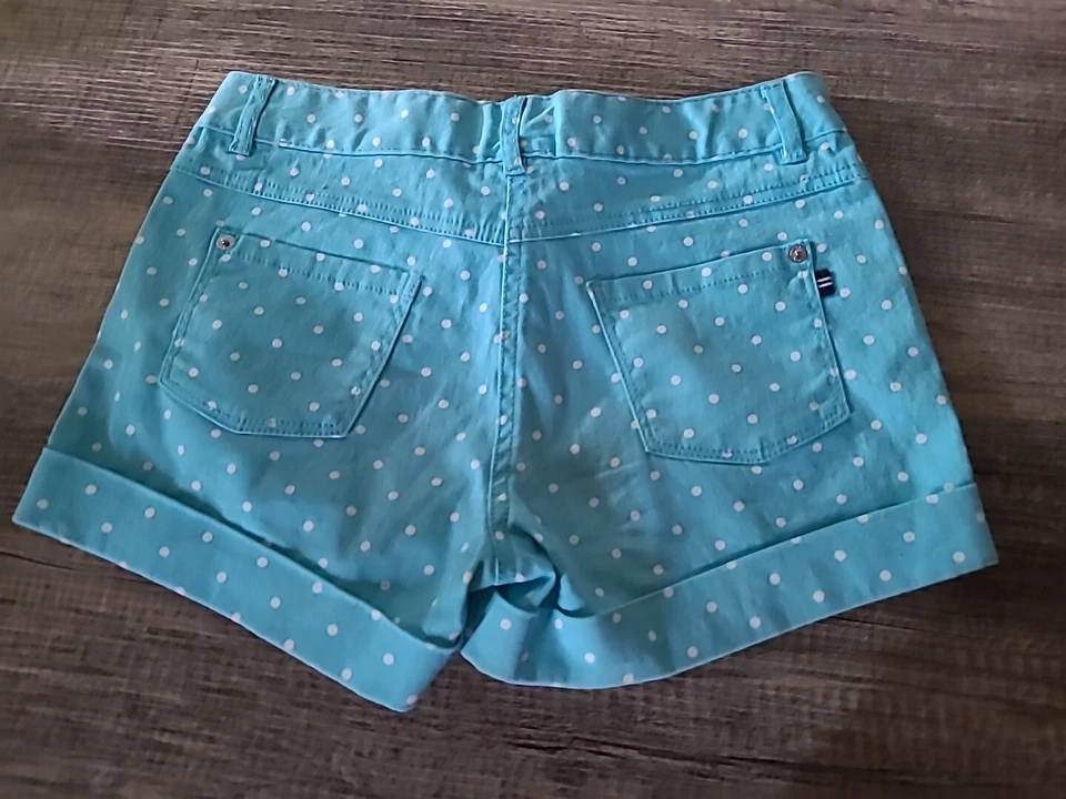 Gently Used Girls Nautica Polka Dot Shorts Size 12 - Image 3 of 4