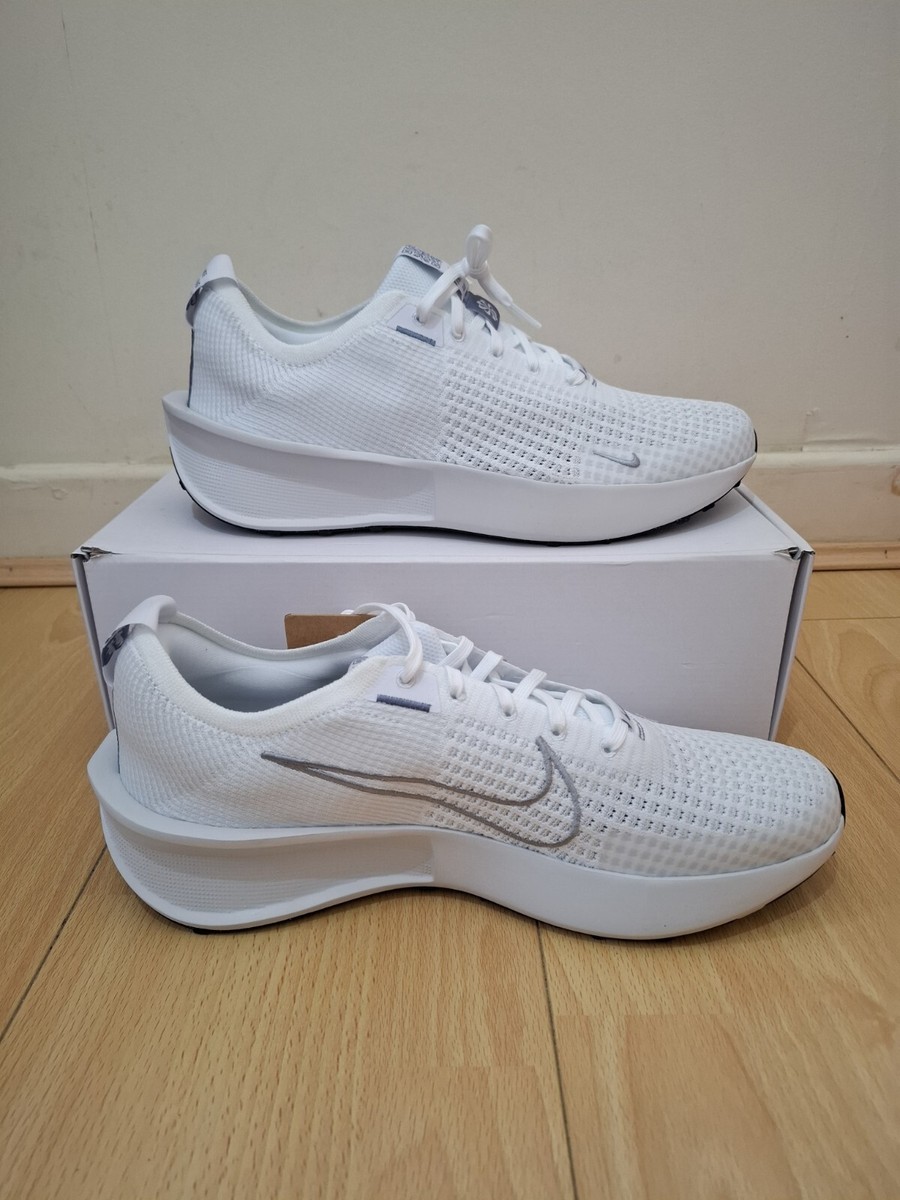 Nike Interact Run SE Shoes Mens  Size 10 White Photon Dust Black Metallic Silver New Nike INTERACT RUN SE White Photon Dust Metallic Silver  main image 4