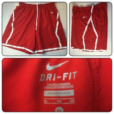 red nike shorts womens