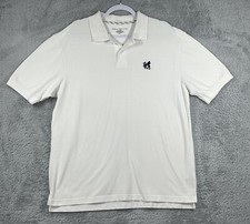 Disney Cruise Line Polo Shirt Mens Large White Collared Mickey embroided