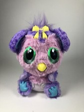 Hatchimals Vintage Toy Pink Purple Bird Glitter Eyes Lights Sounds Moves 5.5