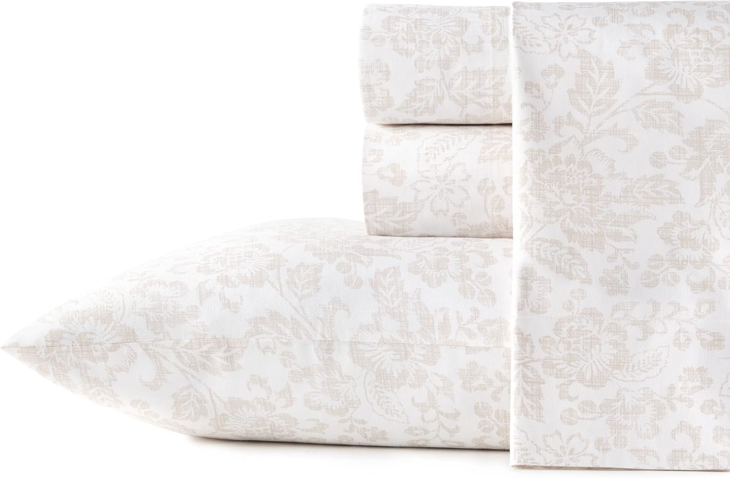 Stone Cottage Queen Cotton Percale Sheet Set - Crisp Cooling Bedding