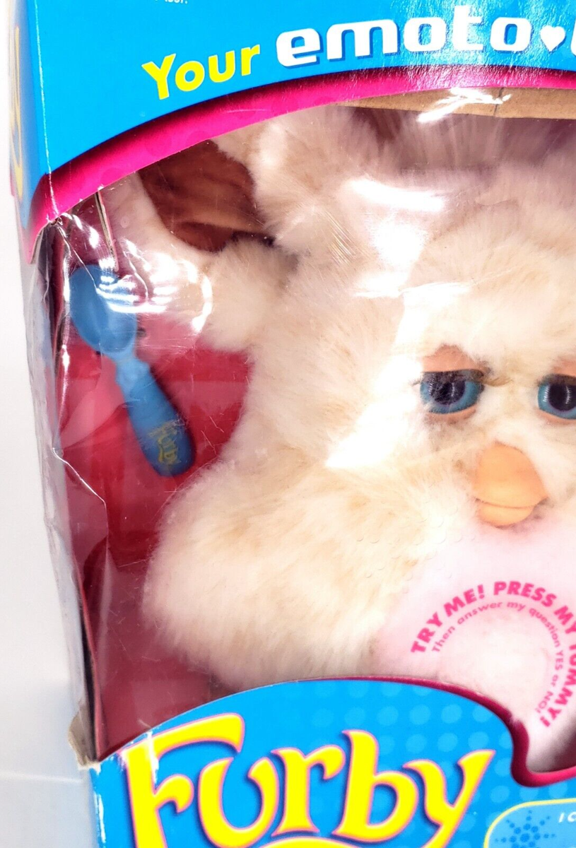 Big FURBY 2005 Beige Pink Rare Blue Eyes Emoto-Tronic Big FURBY 2005 Beige Pink Rare Blue Eyes Emoto-Tronic