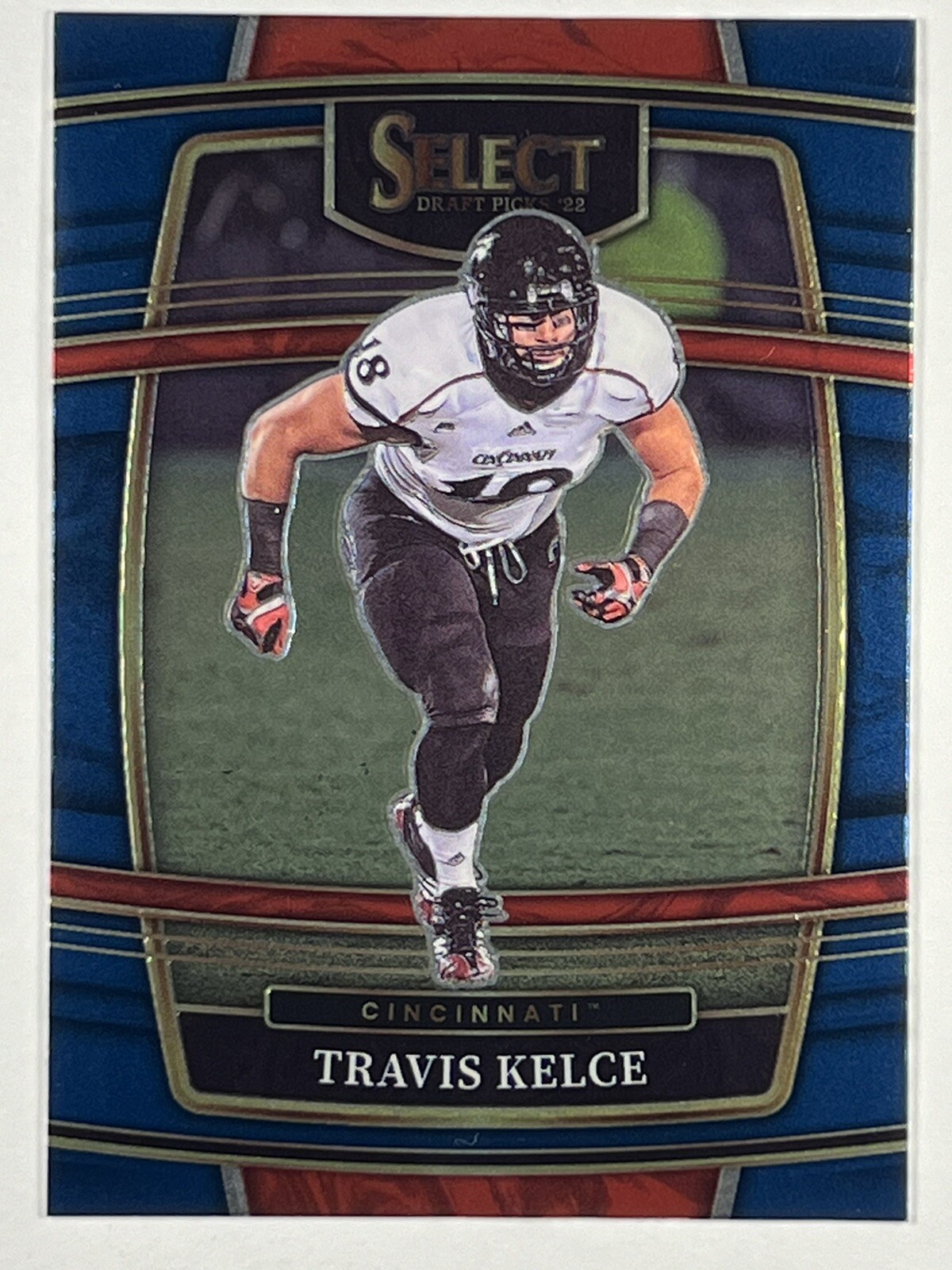 Travis Kelce 2022 Panini Select Draft Picks - Blue (Retail Base) #30