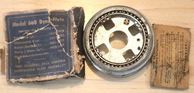 1937-1953 pontiac olds kaiser henry  studebaker dyna flyte 660 distributor plate