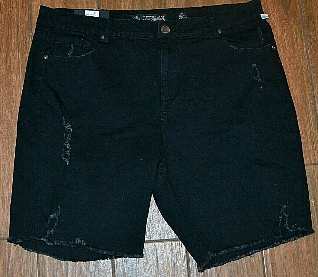 City chic deals denim shorts