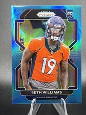 2021-22 Panini Prizm Seth Williams Light Blue Prizm Rookie #412 Denver Broncos