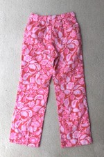 Vintage 1970's Lilly Pulitzer The Lilly Pink Floral Pants