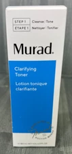 Murad Step 1 Clarifying Toner cleanse Tone Oil Control & Pore Refining 6 Oz New