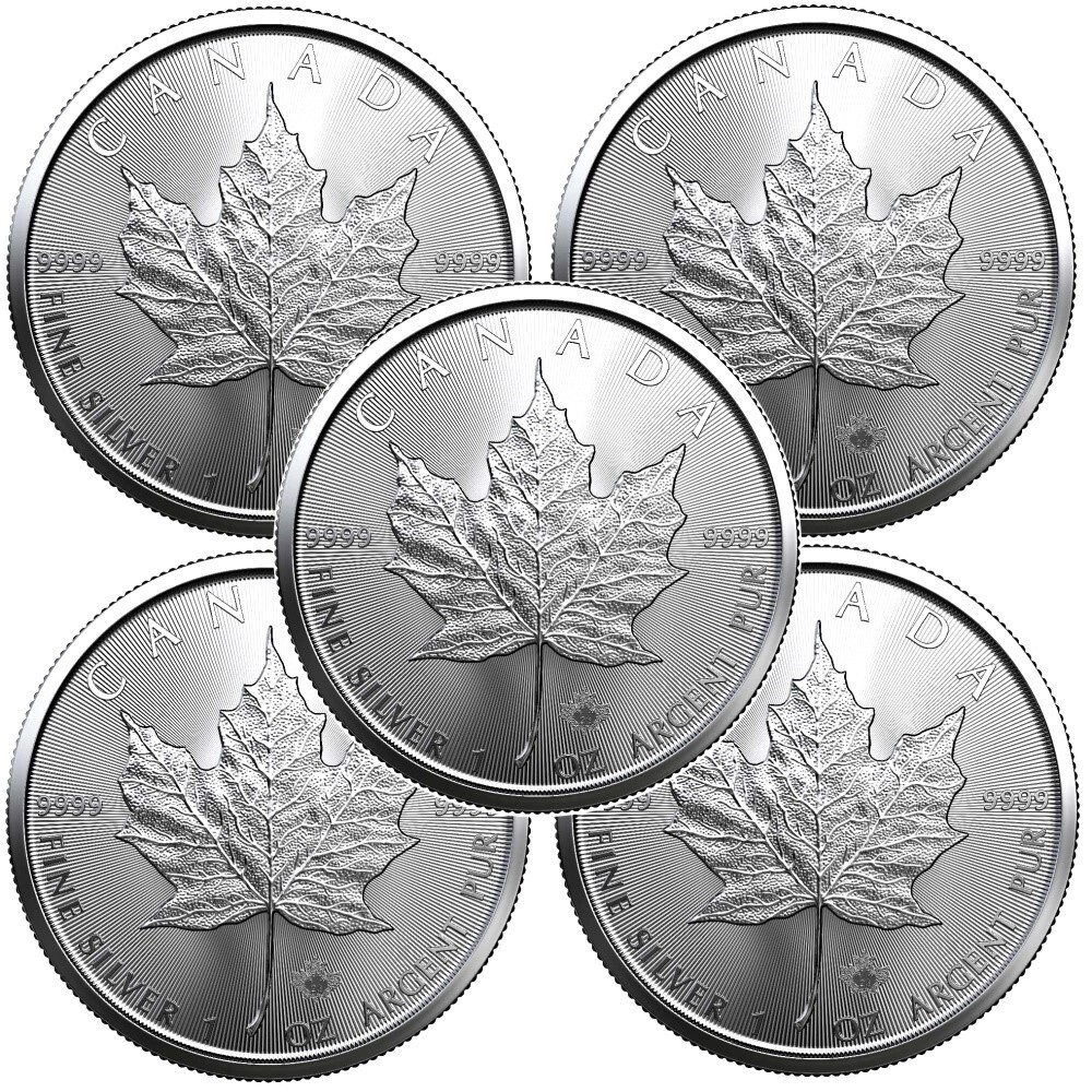 1oz 2020 Canadian Maple Leaf 5ドル 銀貨 1oz 2020 Canadian Maple Leaf 5ドル 銀貨 Canada Silver Maple