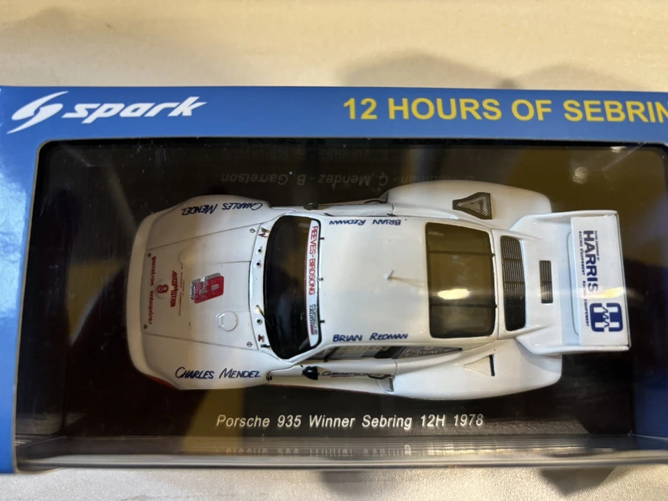 Spark 43SE78 Porsche 935 #9 Winner Sebring 12h 1978 1:43 - Immagine 2 di 3