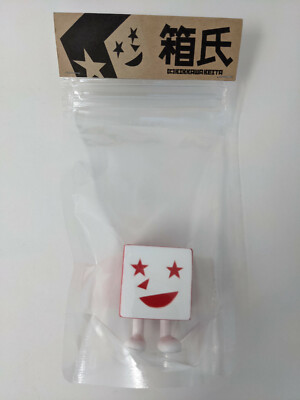 Mr. Box Hako-shi Sofubi Vinyl Figure Toy NEW Rare Keita Kikkawa Japan Man Red